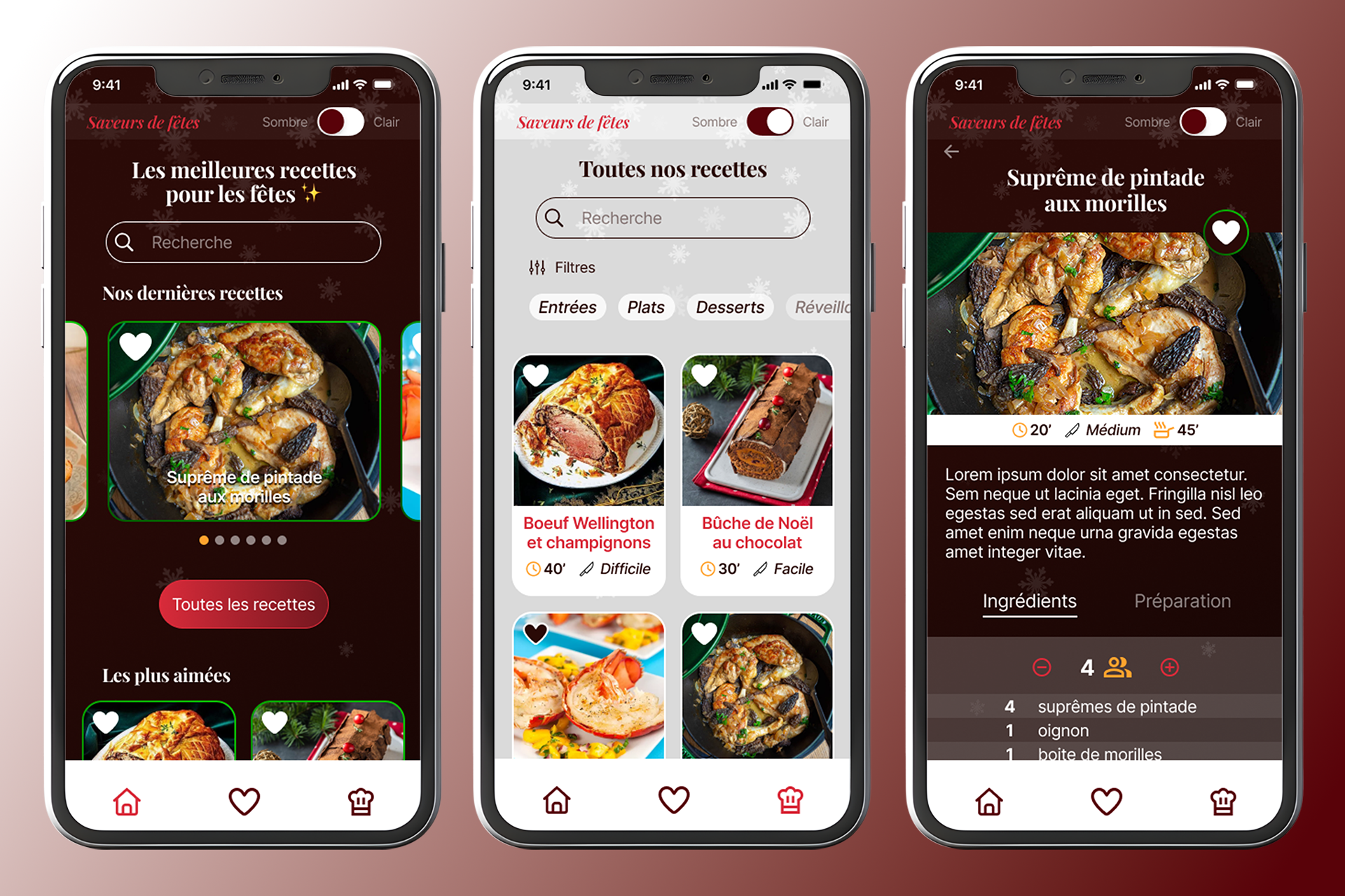 image projet saveurs de fetes